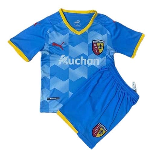 Ausweichtrikot RC Lens Kinder 2021-2022 Günstige Fußballtrikots